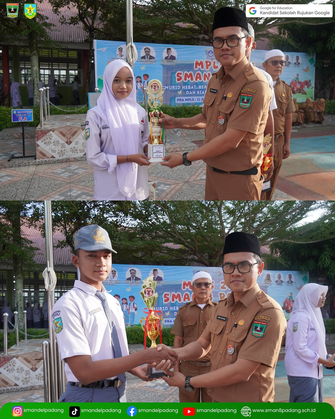 Ekskul Paskhas SMAN 8 Padang Raih Prestasi Gemilang pada Lomba LBB SMAN 1 Padang