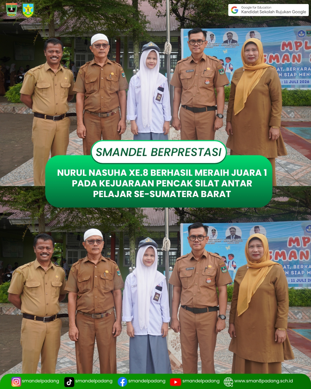 Siswa SMA N 8 Padang Raih Prestasi di Kancah Regional
