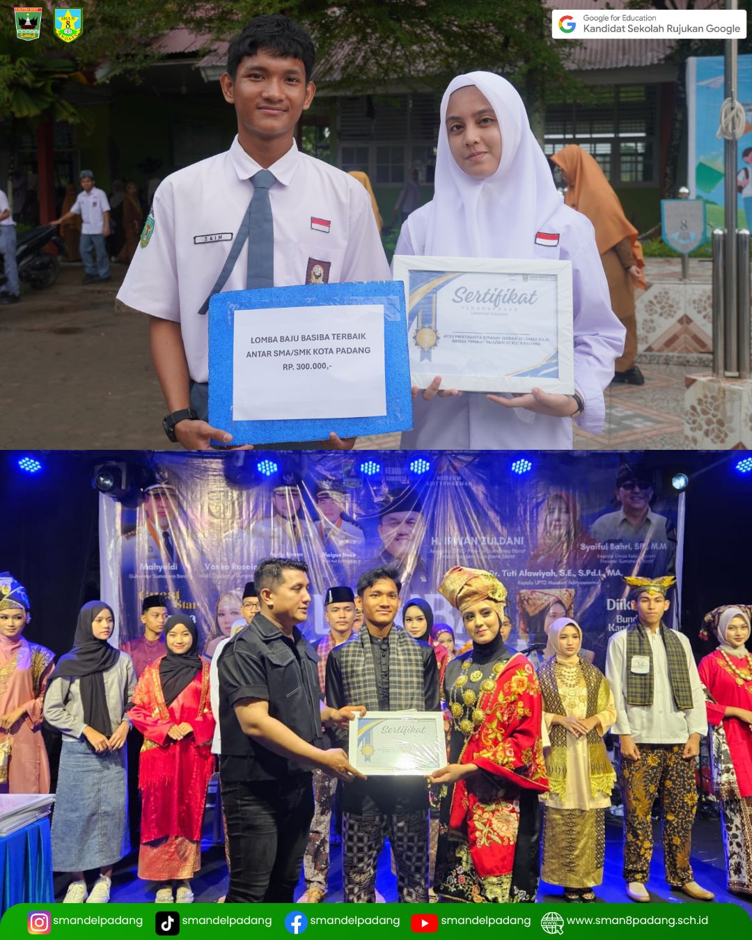 Siswa SMA N 8 Padang Raih Prestasi di Kancah Regional